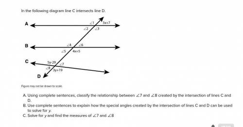 (40 PTS, HELP ME) In the following diagram, A || B.

Use complete sentences to explain how the spe