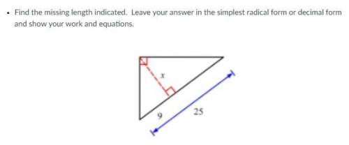 What does the x length equal