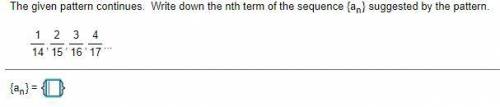 Write down the nth term of the sequence.