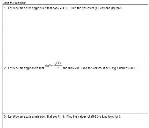 Need help with pre cal questions ASAP!! dshow/ explain how you got the answer.
