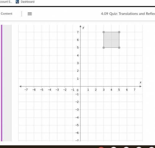 PLEASE ANSWER< ILL GIVE BRAINLIEST

Use the polygon tool to graph the image of the rectangle w