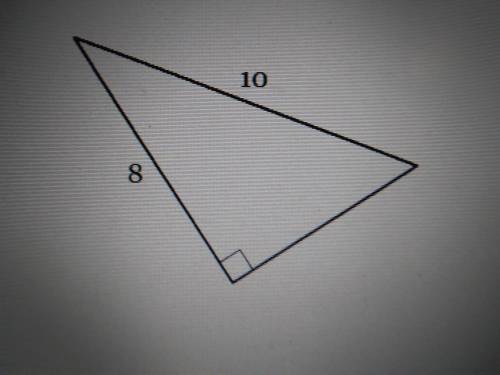 Find the length of the third side, round to the nearest tenth if necessary.