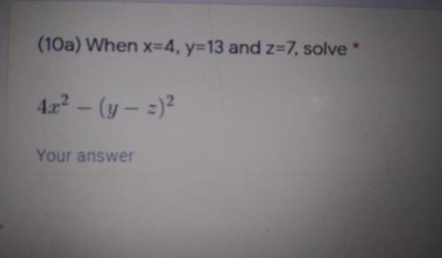 Help Please! (Algebra) Will give brainliest is answerd correctly