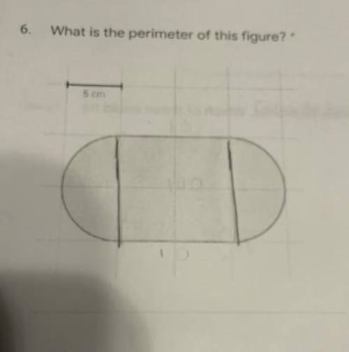 What is the perimeter of this figure
