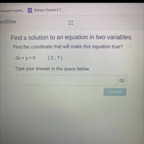 Find the coordinate that will make this equation true? PLEASE HELP!!!