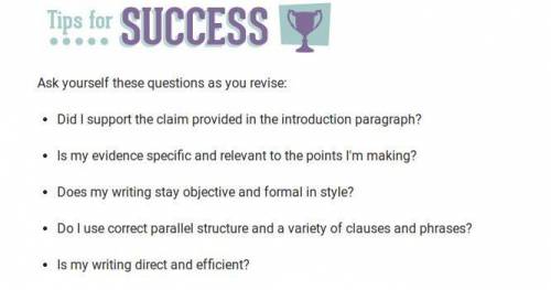 Write a body paragraph for an explanatory essay that supports the claim and uses academic writing t
