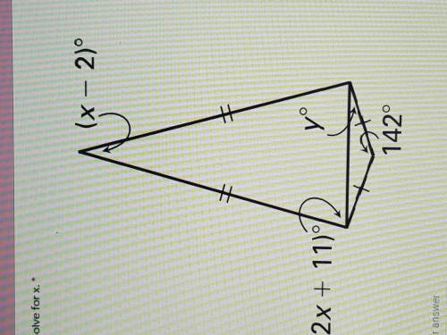 Geometry - please help
solve for x & y