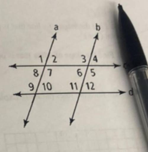 Urgent!
<6 and what angle are corresponding angles?