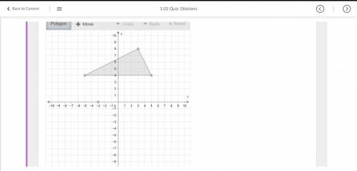Graph the image of this figure after a dilation with a scale factor of 12centered at the point (−3,