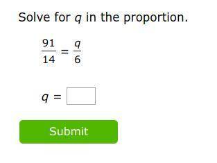 Solve the PROPORTIONS!