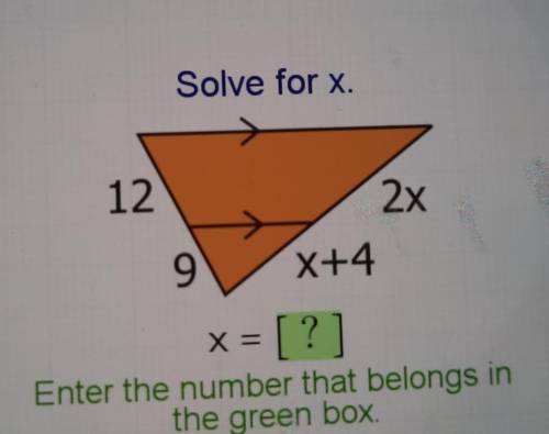 Solve for X 12 9 x+4 2x