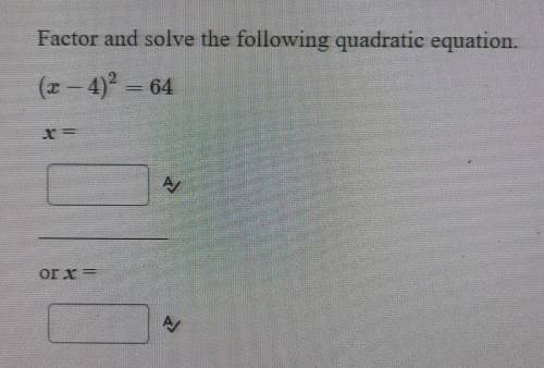 Factor and solve the following quadratic equation