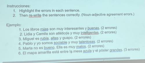 Please help me with spanish!! thank you please fast i really need help!