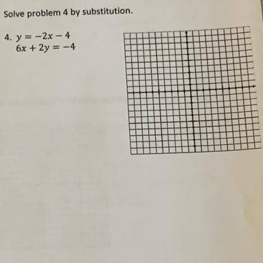 Solve problem 4 by substitution.
