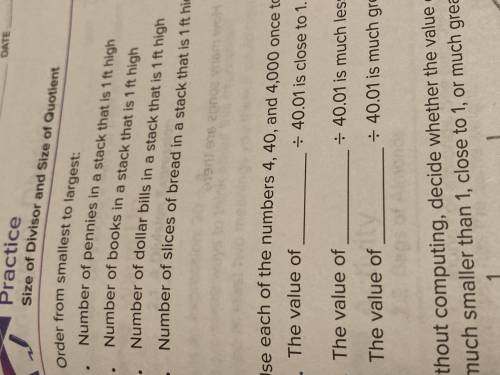 Help me please on question one and two