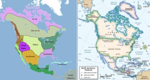 Compare maps of the world in ancient times with current political maps.

 
First image. Map of Nort