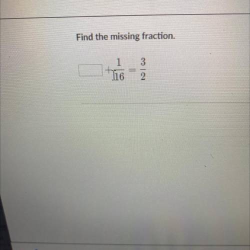 What +1/16 = 3/2 answer please