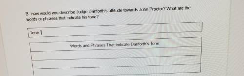 What is danforths tone towards john proctor in act 3