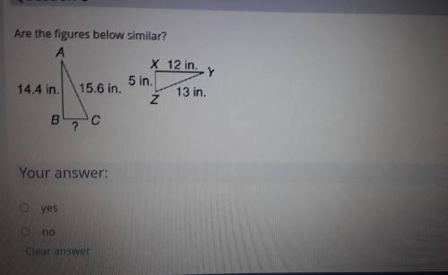 Are these figures below similar? NO LINKS!! NEED ANSWER ASAP
