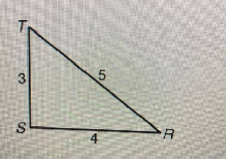 Write the tangent of ∠T as a fraction