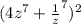 (4z^7+\frac{1}{z}^7)^2