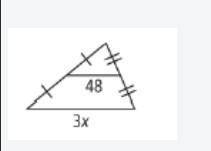 ASAP HELP PLEASE SHOW ALL WORK 
*Find the value of x. Show all the work