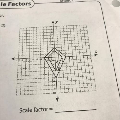 How do I find the scale factor‼️‼️