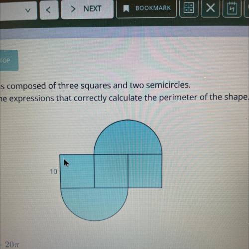 Select all the expressions that correctly calculate the perimeter of the shape

A 40 + 207
B 80 +