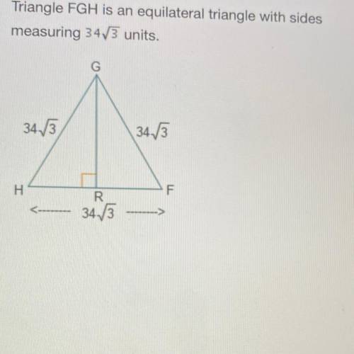 What is the height of the triangle?
17 units
34 units
51 units
68 units