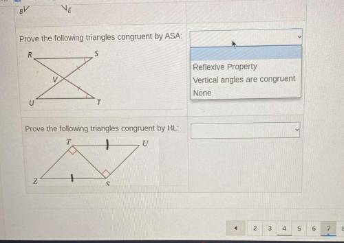 #7: Given the diagram and postulate, determine which information is needed for proving the triangle