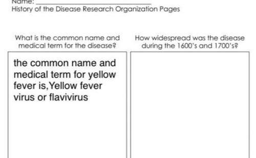 How widespread was yellow fever during the 1600s and 1700s?