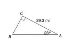 Can someone help me out with this? 
Solve for missing sides and angles for the triangle