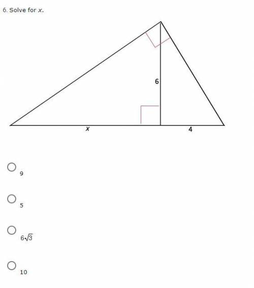 Please help ASAP
Solve for X