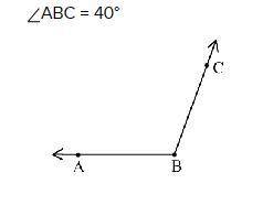 Choose the best representation of the angle. Click on the image until the correct one appears.

AB