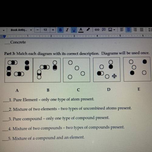 Help help help help help help help match each diagram with its correct description