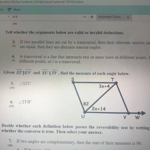 Please help with 5 and 6