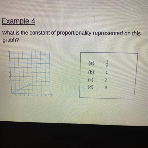 What is the constant of proportionality represented on this
graph?