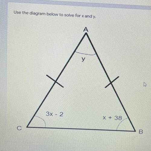 Solve for X and Y! Please and thanks ~ I’m really struggling lol don’t answer just for points pleas