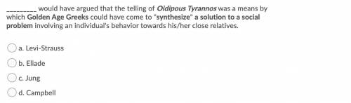 Would have argued that the telling of Oidipous Tyrannos was a means by which Golden Age Greeks coul