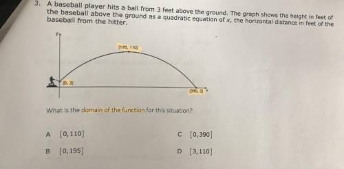 Find the domain of the function for this situation.
