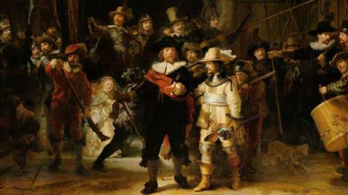 (Picture is below)

How does Rembrandt van Rijn’s The Night Watch reflect aspects of Dutch Baroque