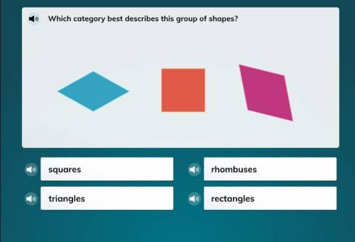Which category best describes this group of shapes