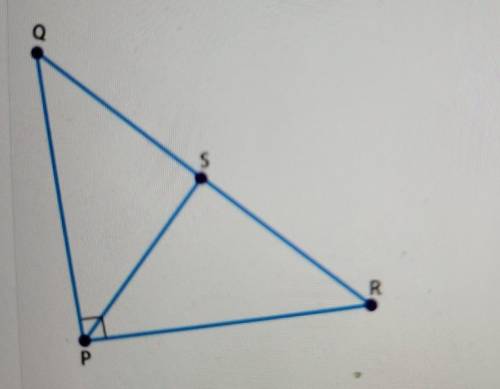 Seth is using the figure shown below to prove the Pythagorean Theorem using triangle similarity: In