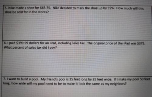Can you please answer all three of these questions.

Nike made a shoe for $65.75. Nike decided to