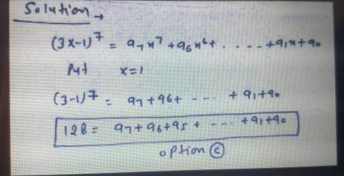 a)0 b)1 c)128 d)64Please solve this for me. Need step-by-step explanation. Spam free answer requir