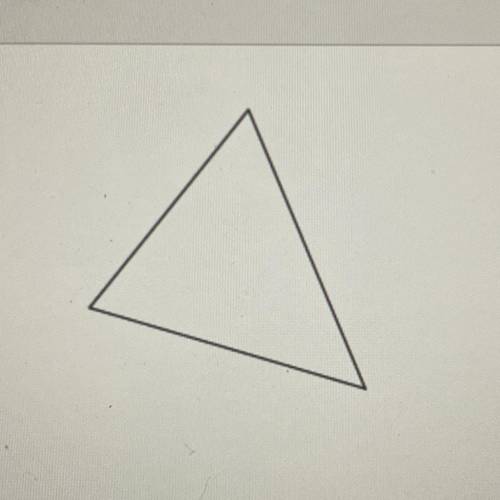Where is the circumcenter of this acute triangle located?

O on a side of the triangle
O inside th