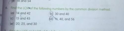 16,40 and 56 LCMSolve this problem