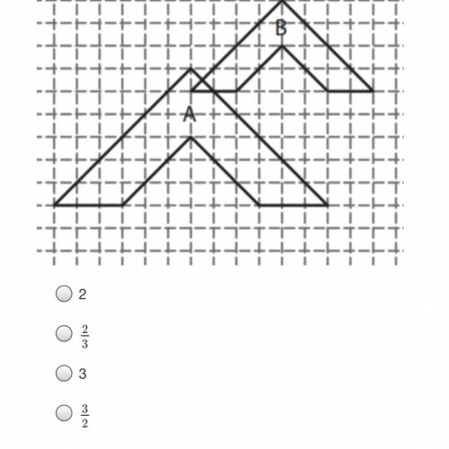 Figure B is a dilated image of figure A. The scale factor =