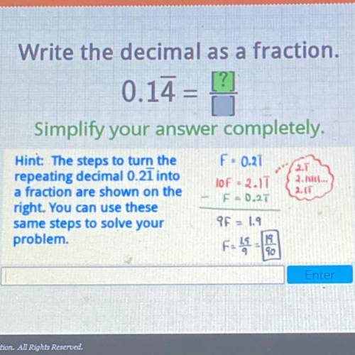 Write the decimal as a fraction