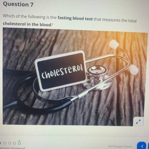 Answer choices

a- low denisity lipoprotein profile 
b- high density lipoprotein profile 
c- lipop